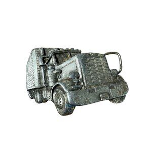 1977 Vintage Belt Buckle Semi Truck Big Rig Trucker Classic Retro Collectible